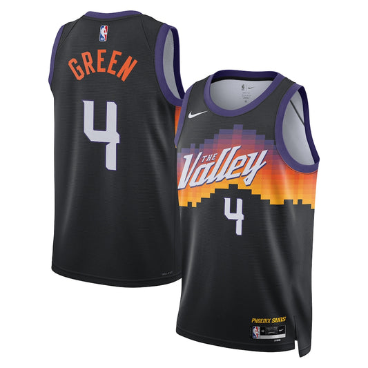 PHX 2025/26 City Edition Swingman Jersey - Black - Jalen Green - Unisex RTJ Basketball 225