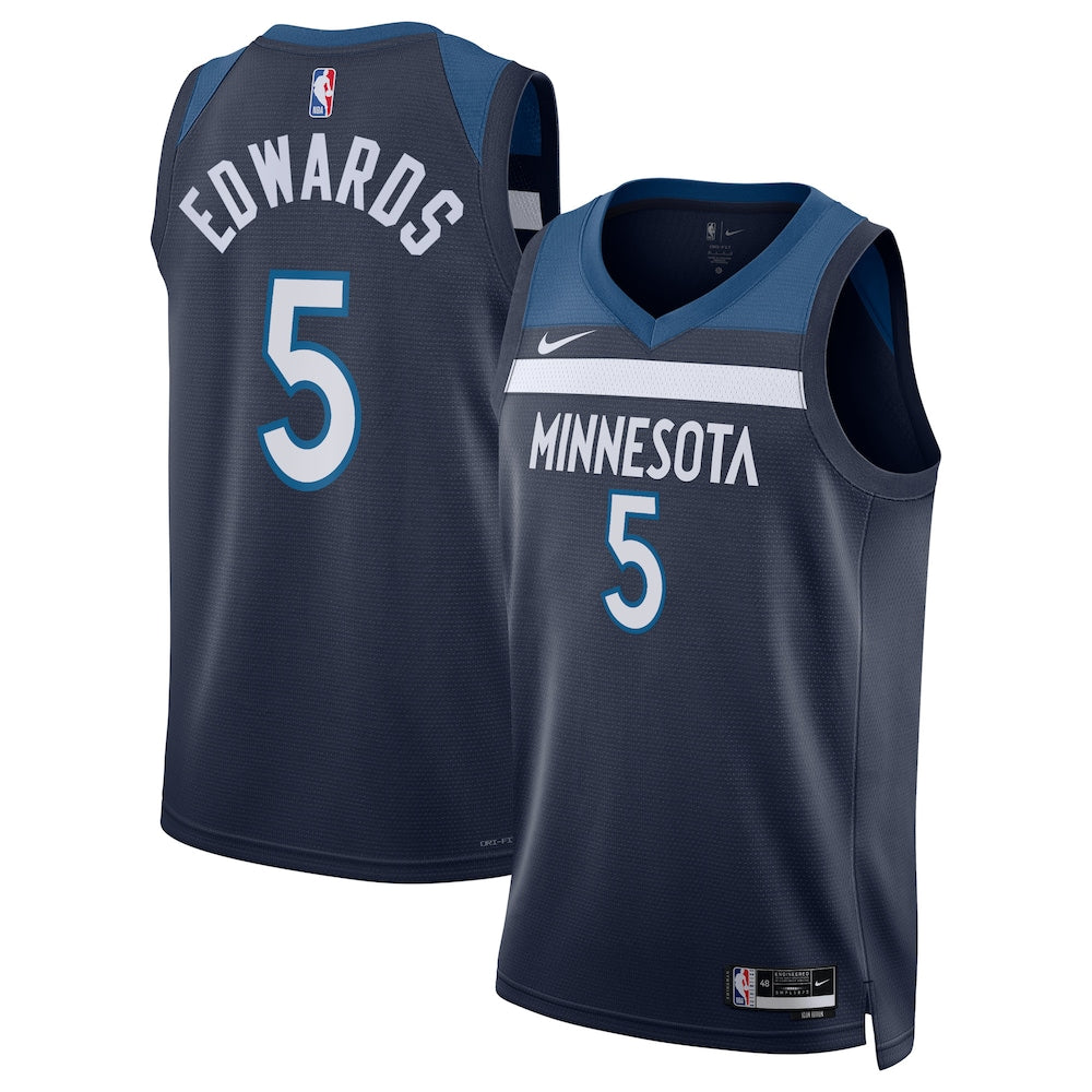 Minnesota Timberwolves Anthony Edwards NBA jersey front view