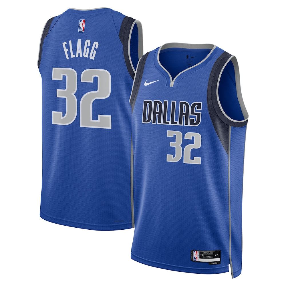 Dallas Mavericks First Round Draft Pick Cooper NBA jersey front view