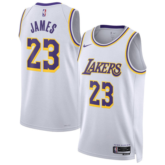 Los Angeles Lakers Lebron James NBA jersey front view