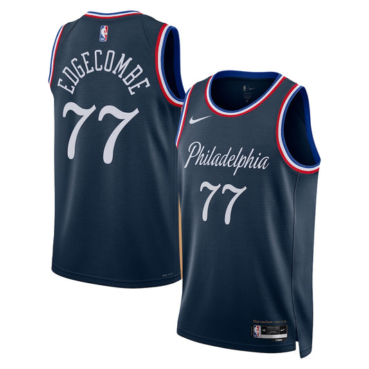Philadelphia 76ers Vj Edgecombe NBA jersey front view