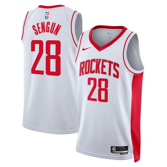 HOU Association Edition Swingman Jersey - White - Alperen Sengun - Unisex RTJ Basketball 128