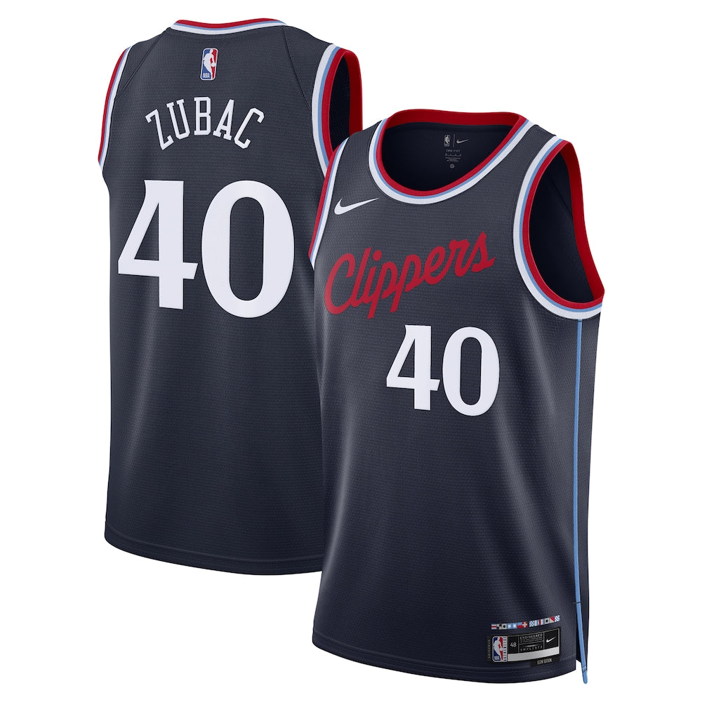 LAC Icon Edition Swingman Jersey - Black - Ivica Zubac - Unisex RTJ Basketball 285