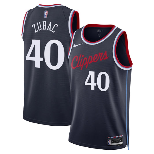 LAC Icon Edition Swingman Jersey - Black - Ivica Zubac - Unisex RTJ Basketball 285