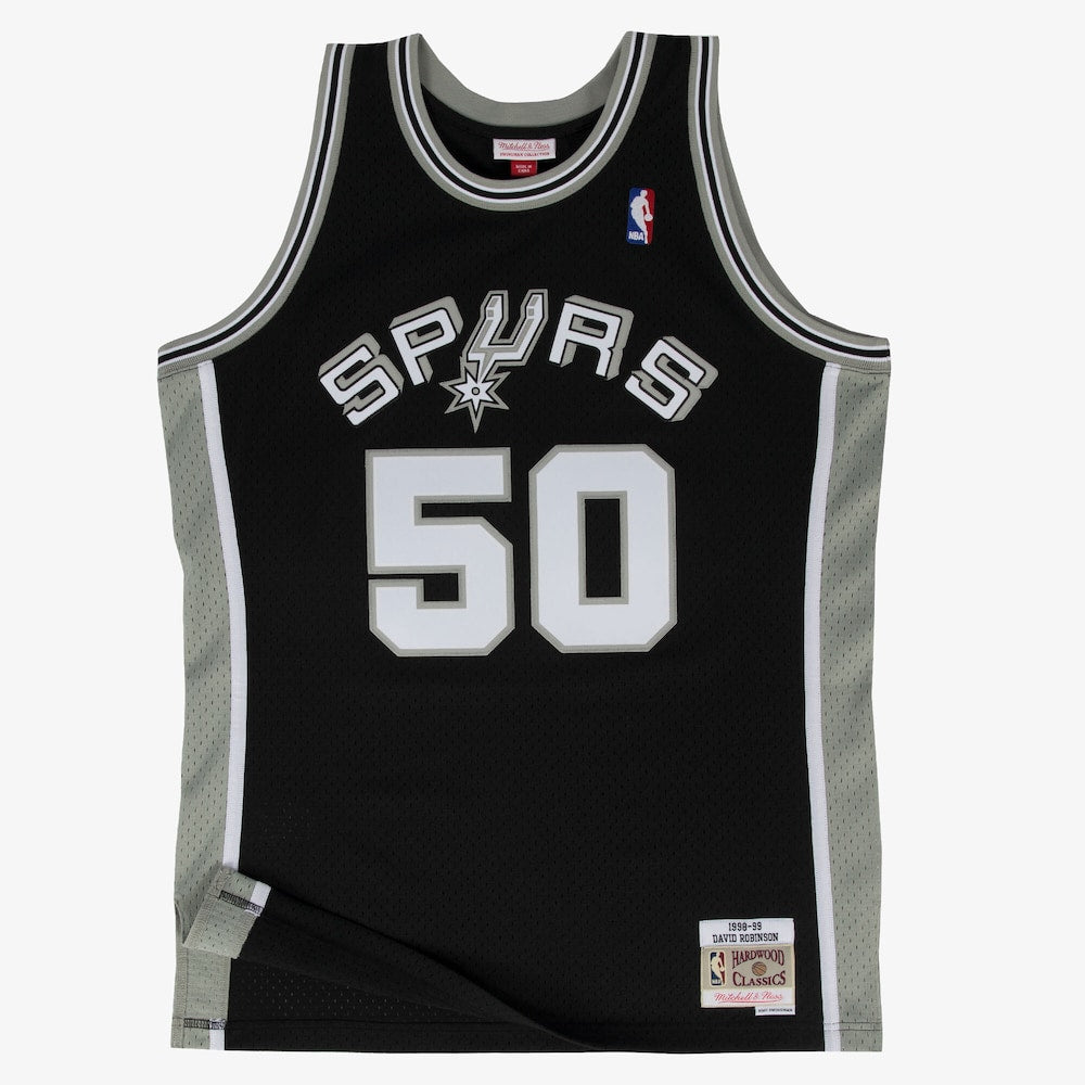 San Antonio Spurs David Robinson NBA jersey front view