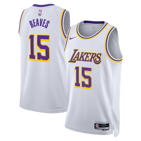 Los Angeles Lakers Austin Reaves NBA jersey front view