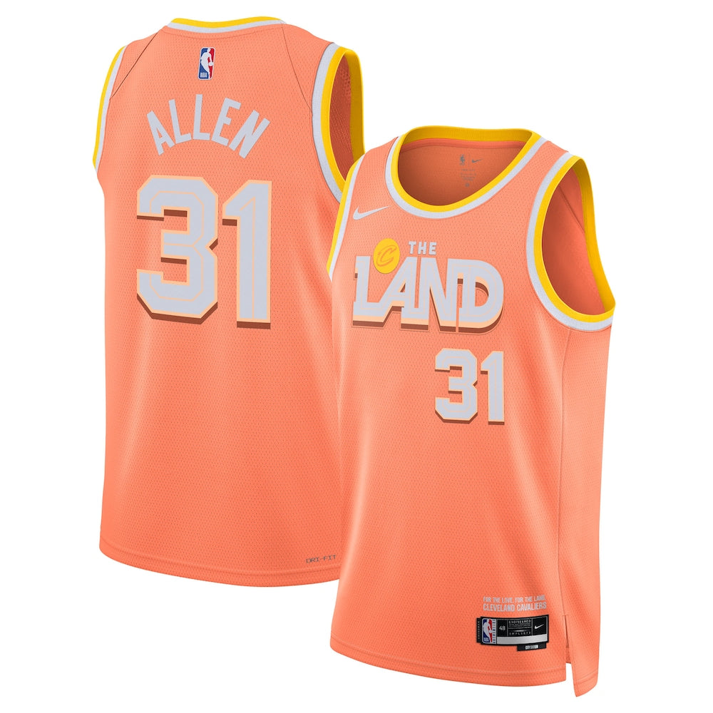 Cleveland Cavaliers Jarrett Allen NBA jersey front view
