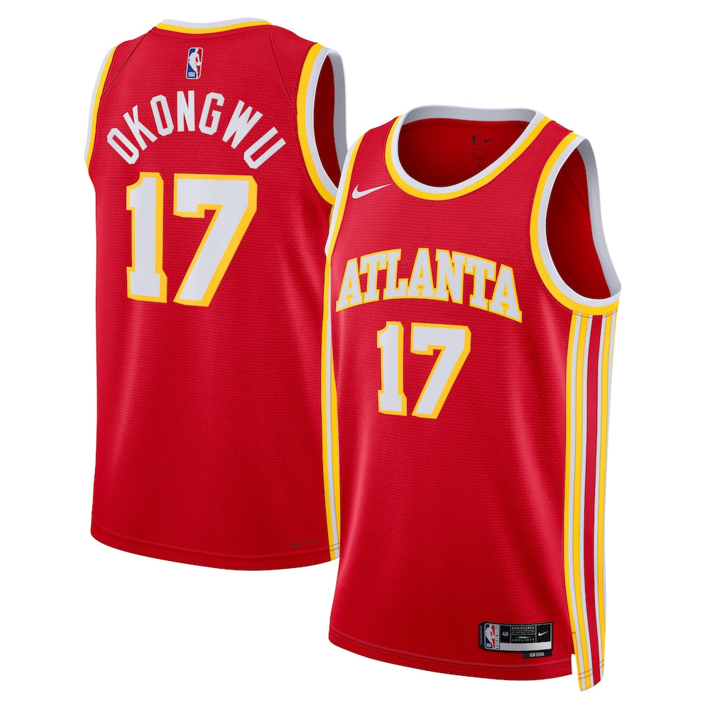 Atlanta Hawks Onyeka Okongwu NBA jersey front view