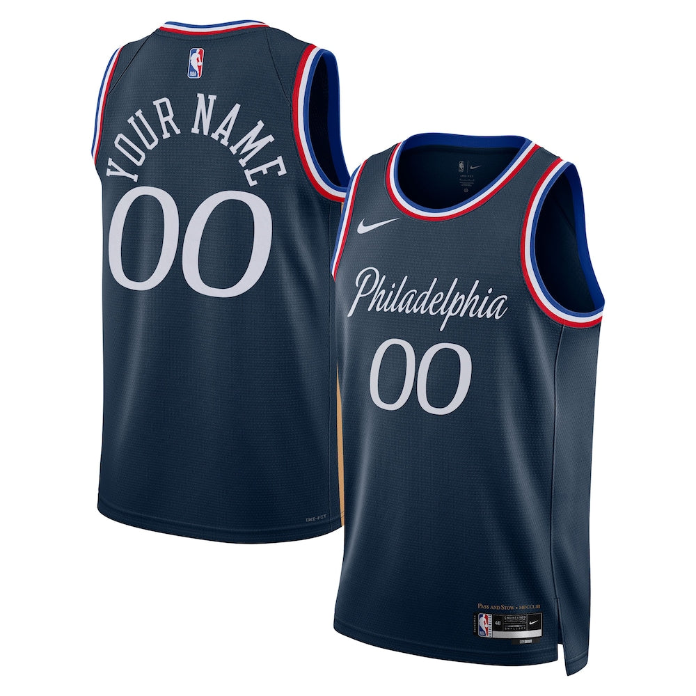 Philadelphia 76ers NBA jersey front view