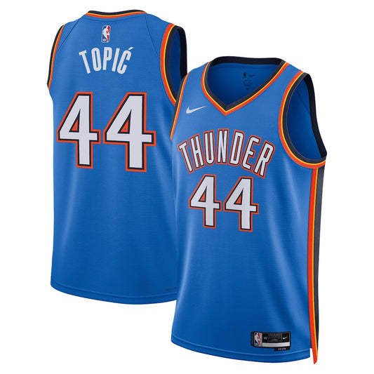 OKC Icon Swingman Jersey - Blue - Nikola Topi? - Unisex RTJ Basketball 522