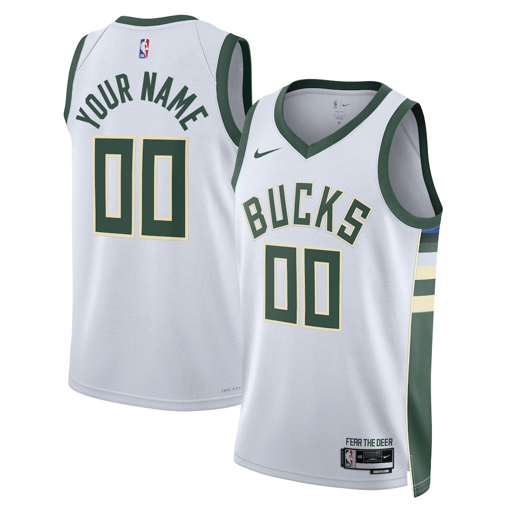 Milwaukee Bucks NBA jersey front view