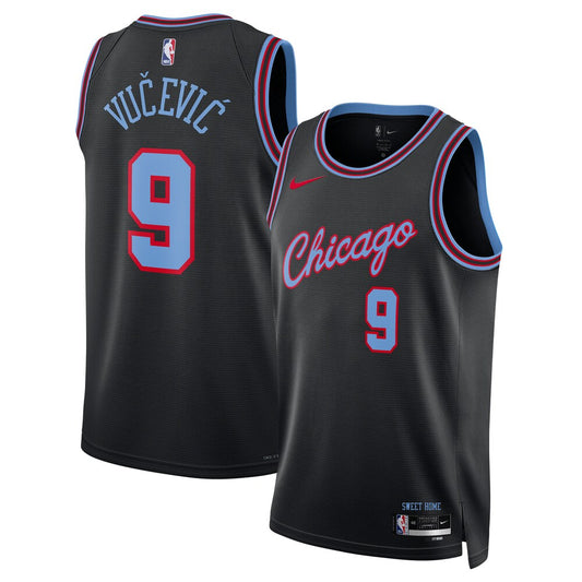 Chicago Bulls Nikola Vuevi NBA jersey front view