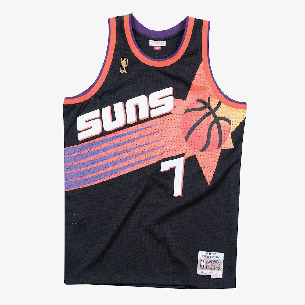 Phoenix Suns Kevin Johnson NBA jersey front view
