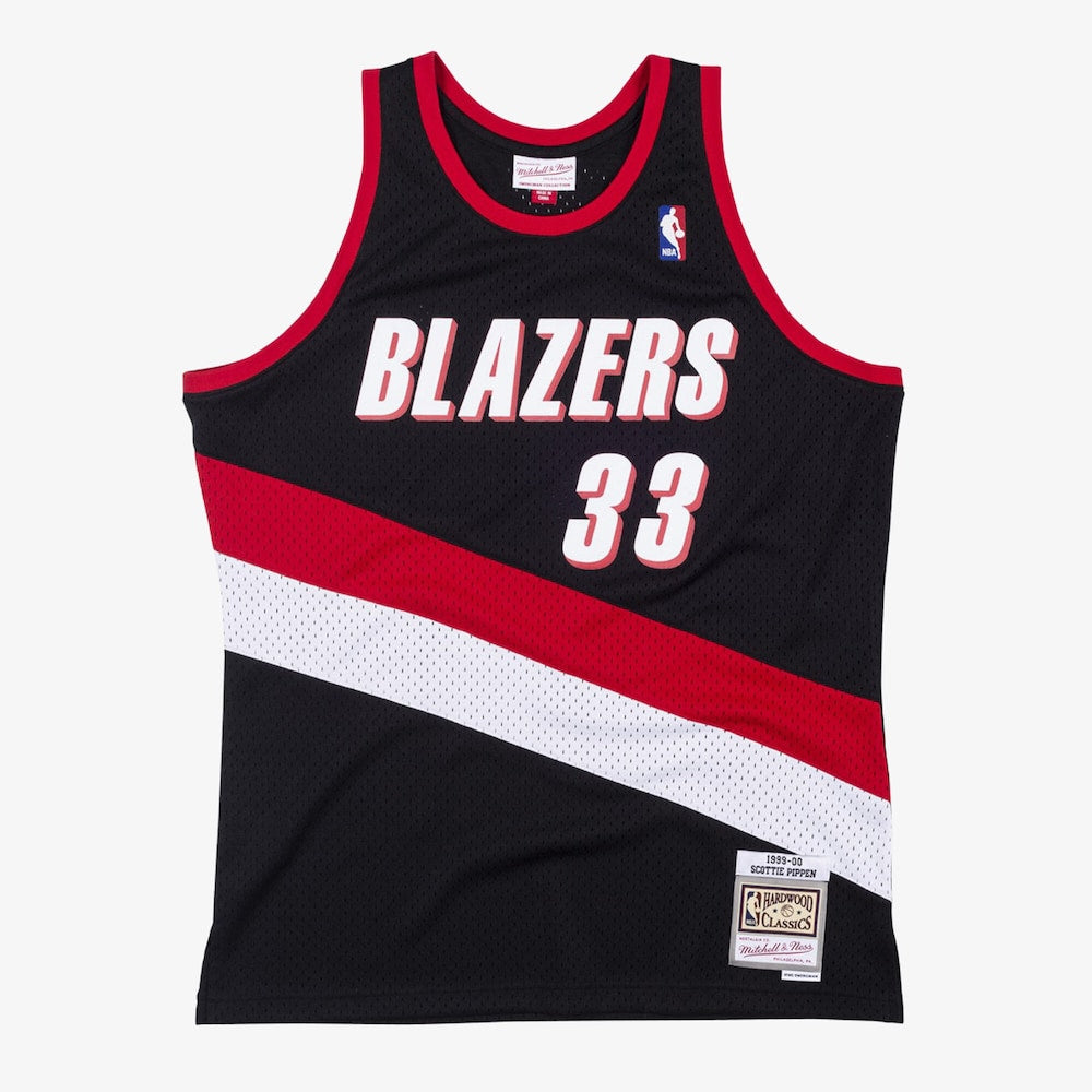 Portland Trail Blazers Scottie Pippen NBA jersey front view