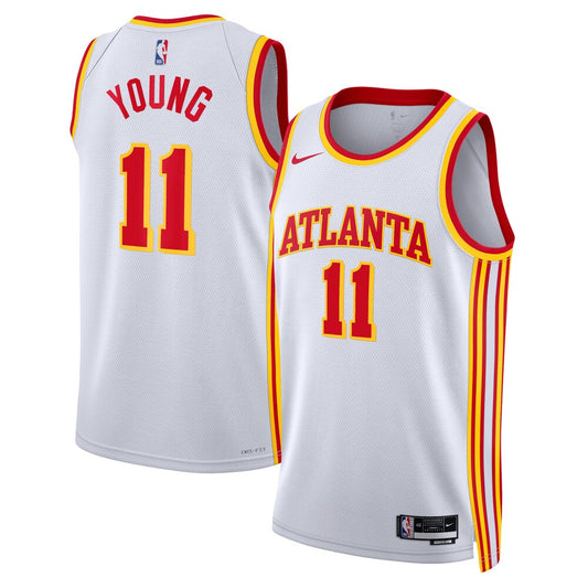 Atlanta Hawks Trae Young NBA jersey front view