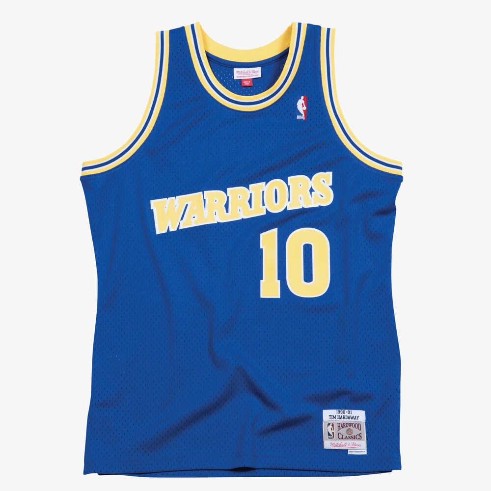 Golden State Warriors Tim Hardaway NBA jersey front view