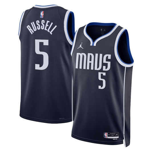 DAL Jordan Statement Edition Swingman Jersey - Navy - D'Angelo Russell - Unisex RTJ Basketball 572