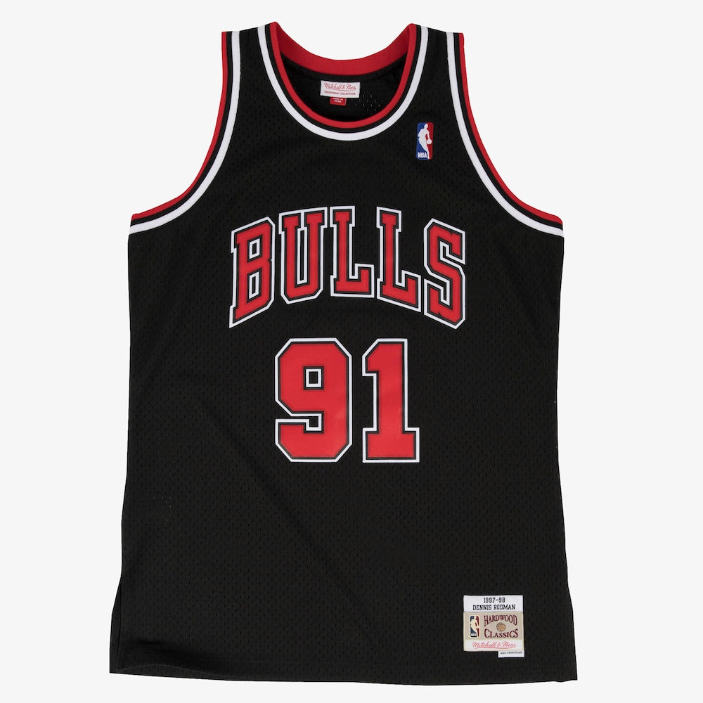 Chicago Bulls Swingman Jersey Alternate Dennis Rodman 1997 - stitched basketball jersey fanwear