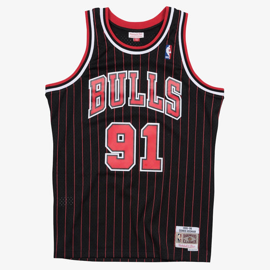 Chicago Bulls Swingman Jersey Alternate Dennis Rodman 1995 96 - stitched basketball jersey fanwear