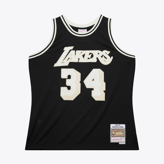 Los Angeles Lakers Off Court Swingman Jersey Shaquille Oneal 1996 stitched basketball jersey for game day fanwear