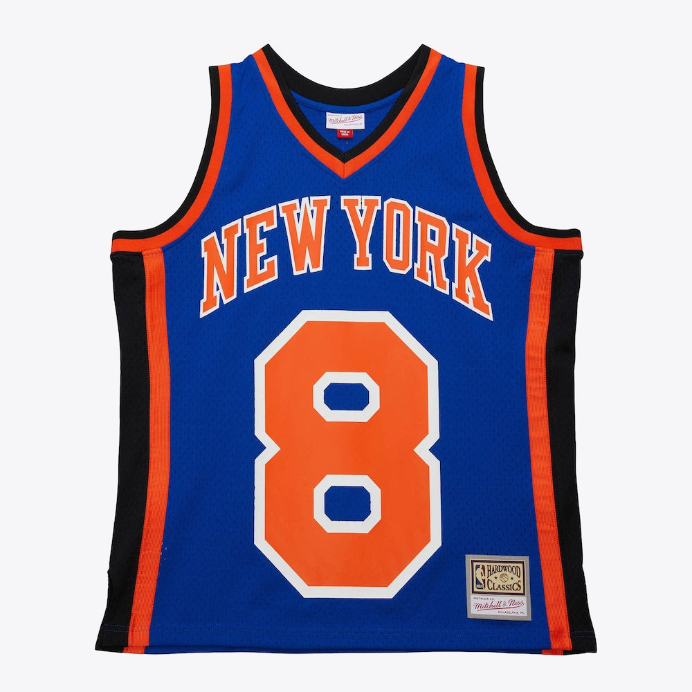 New York Knicks Maxxed Out Jersey 1998 Latrell Sprewell - stitched basketball jersey fanwear