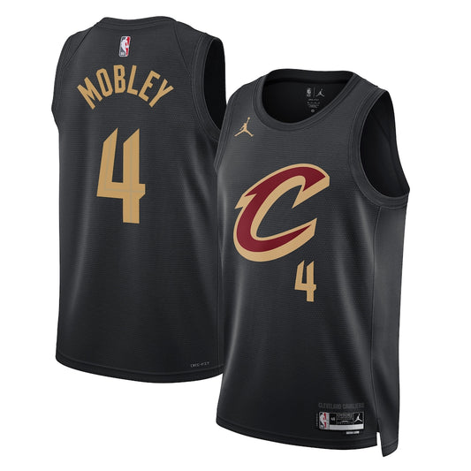 Cleveland Cavaliers Jordan Statement Edition Swingman Jersey Black Evan Mobley Unisex stitched basketball jersey for game