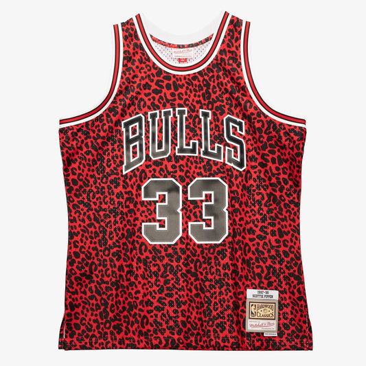 Chicago Bulls Wild Life Swingman Jersey Scottie Pippen 1997 stitched basketball jersey for game day fanwear