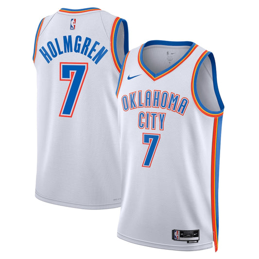 OKC Association Edition Swingman Jersey - White - Chet Holmgren - Unisex RTJ Basketball 359