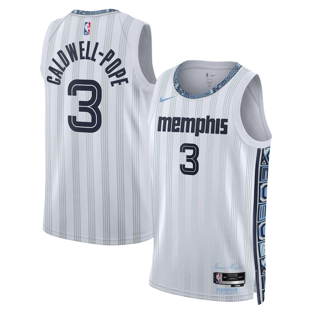 MEM 2025/26 City Edition Swingman Jersey - Gray - Kentavious Caldwell-Pope - Unisex RTJ Basketball 315