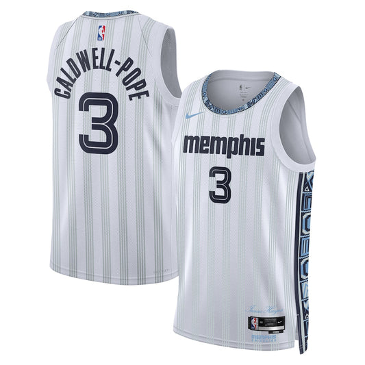 MEM 2025/26 City Edition Swingman Jersey - Gray - Kentavious Caldwell-Pope - Unisex RTJ Basketball 315
