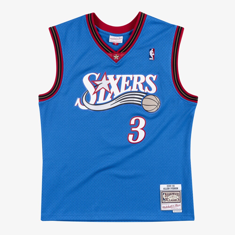 Philadelphia 76Ers Swingman Jersey Alternate Allen Iverson 1999 00 stitched basketball jersey for game day fanwear