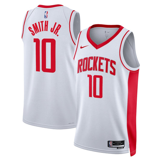 HOU Association Edition Swingman Jersey - White - Jabari Smith Jr. - Unisex RTJ Basketball 470