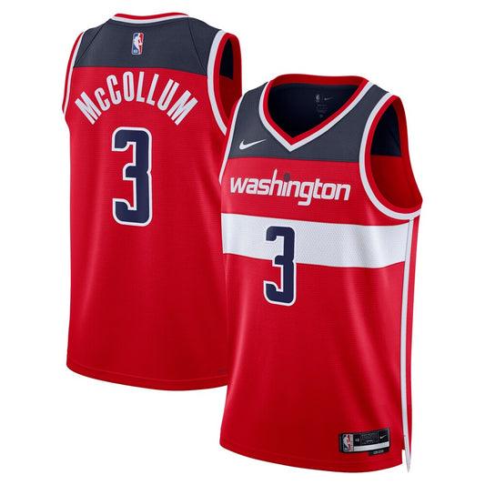 WAS Icon Edition Swingman Jersey - Red - CJ McCollum - Unisex RTJ Basketball 450