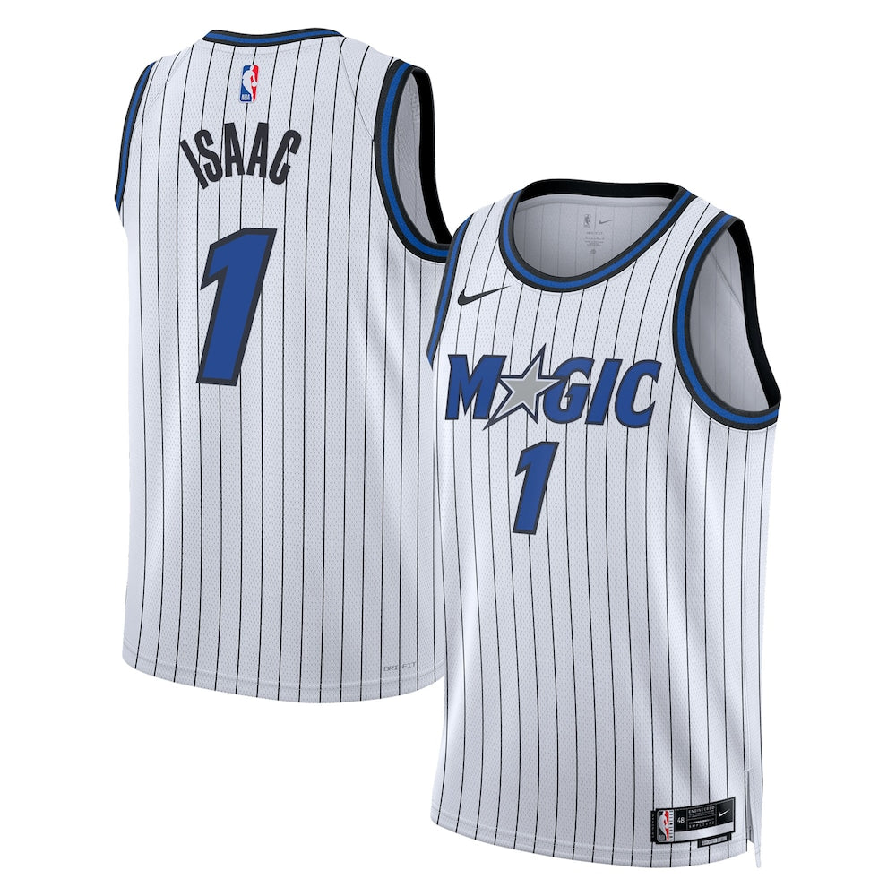 ORL Replica Association Edition Swingman Jersey - White - Jonathan Isaac - Unisex RTJ Basketball 333