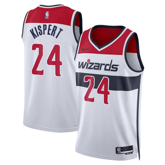 WAS Association Edition Swingman Jersey - White - Corey Kispert - Unisex RTJ Basketball 613