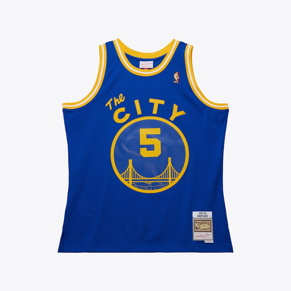 Golden State Warriors Swingman Jersey 2004 Baron Davis stitched basketball jersey for game day fanwear