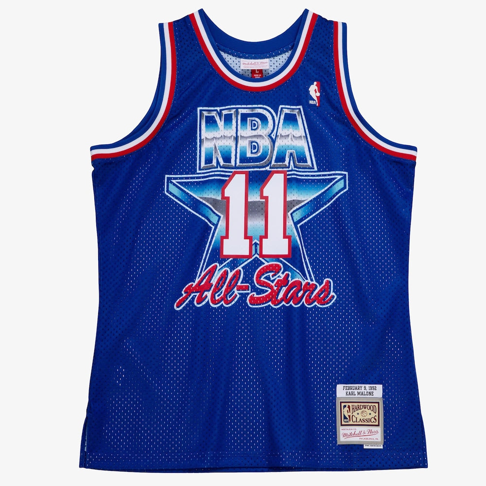 Nba All Star West Swingman Jersey Karl Malone 1992 stitched basketball jersey for game day fanwear