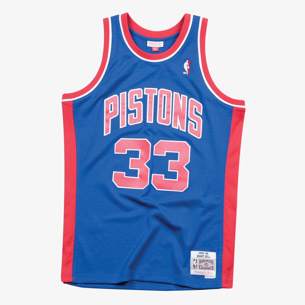 Detroit Pistons Swingman Jersey Road Grant Hill 1995 96 stitched basketball jersey for game day fanwear