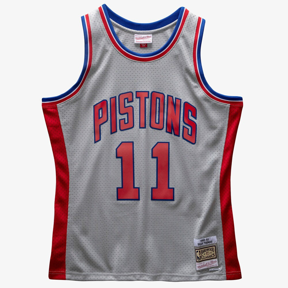 Detroit Pistons Swingman Jersey Isiah Thomas 1982 stitched basketball jersey for game day fanwear
