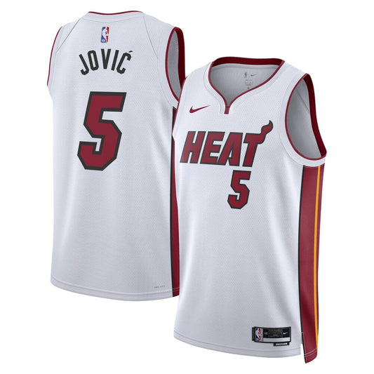 MIA Association Edition Swingman Jersey - White - Nikola Jovi? - Unisex RTJ Basketball 611