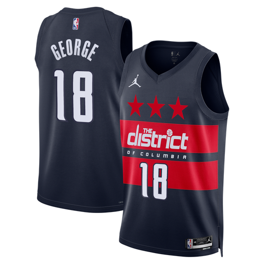 WAS Jordan Statement Edition Swingman Jersey - Navy - Kyshawn George - Mens RTJ Basketball 682