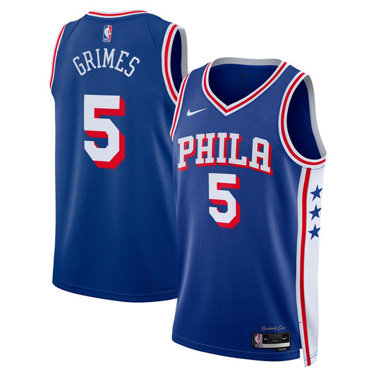 PHI Icon Edition Swingman Jersey - Royal - Quentin Grimes - Unisex RTJ Basketball 710