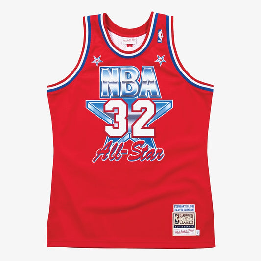 Nba All Star West Jersey Magic Johnson 1991 stitched basketball jersey for game day fanwear