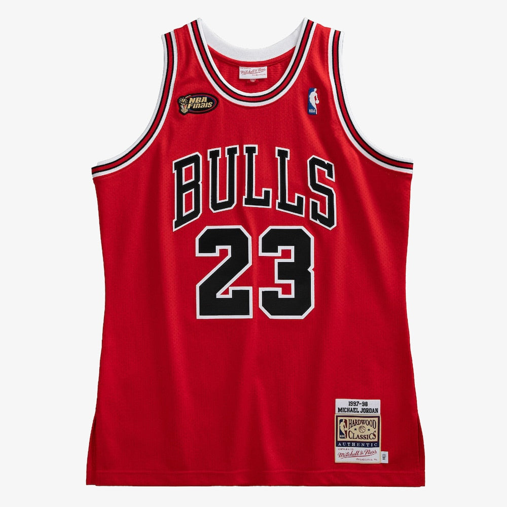 Chicago Bulls Jersey Road Finals Michael Jordan 1997 98 stitched basketball jersey for game day fanwear