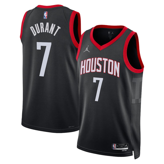 HOU Jordan Statement Edition Swingman Jersey - Black - Kevin Durant - Unisex RTJ Basketball 677