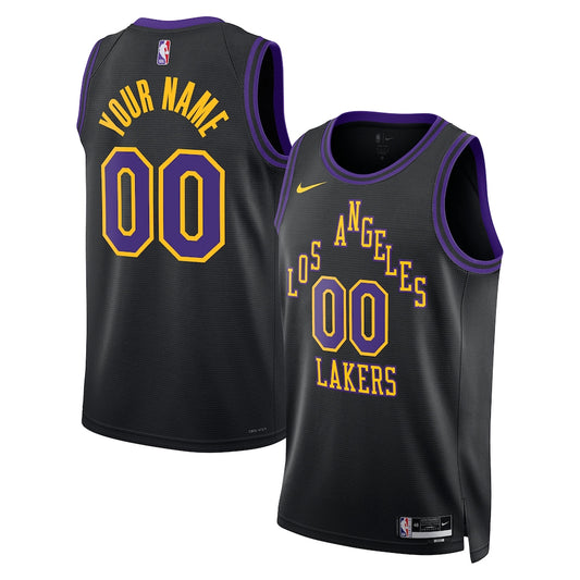 LAL 2025/26 City Edition Swingman Jersey - Custom - Unisex RTJ Basketball 678