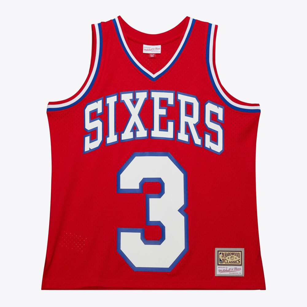 Philadelphia 76Ers Maxxed Out Jersey 2002 Allen Iverson stitched basketball jersey for game day fanwear
