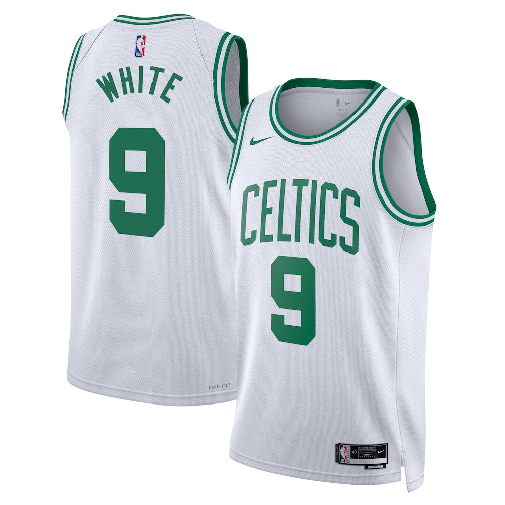 Boston Celtics Association Edition Swingman Jersey White Derrick White Unisex stitched basketball jersey for game day fanwear
