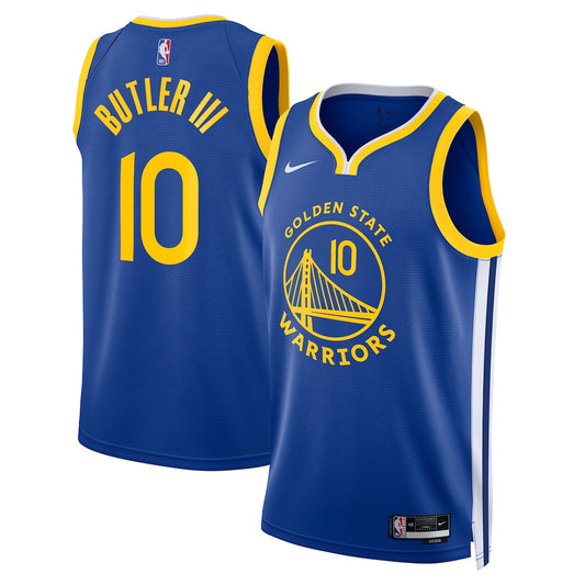 GSW Icon Edition Swingman Jersey - Royal - Jimmy Butler III - Unisex RTJ Basketball 541
