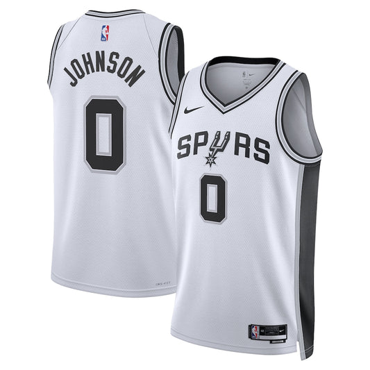 SAS Association Edition Swingman Jersey - White - Keldon Johnson - Unisex RTJ Basketball 576